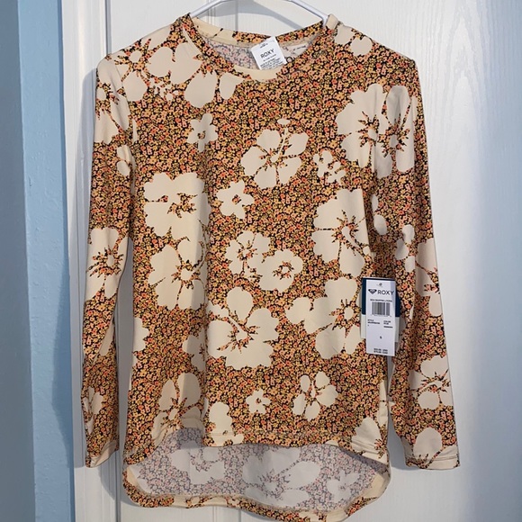 Roxy Sea Skippin Long Sleeve UPF 50 Rashguard - Picture 2 of 11